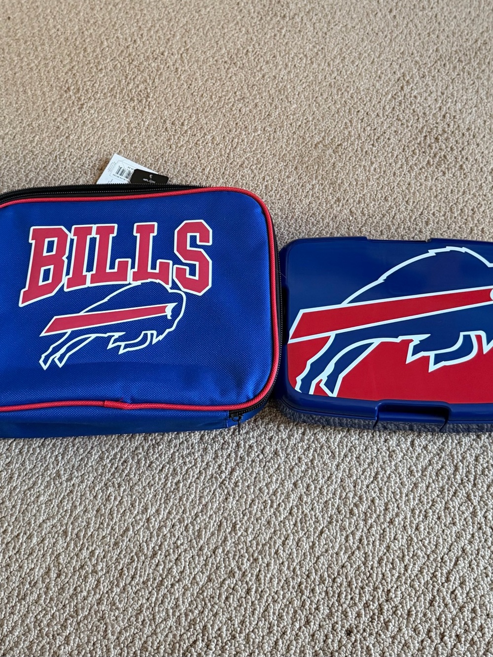 NFL Buffalo Bills Blue and Red Bento Lunch Box